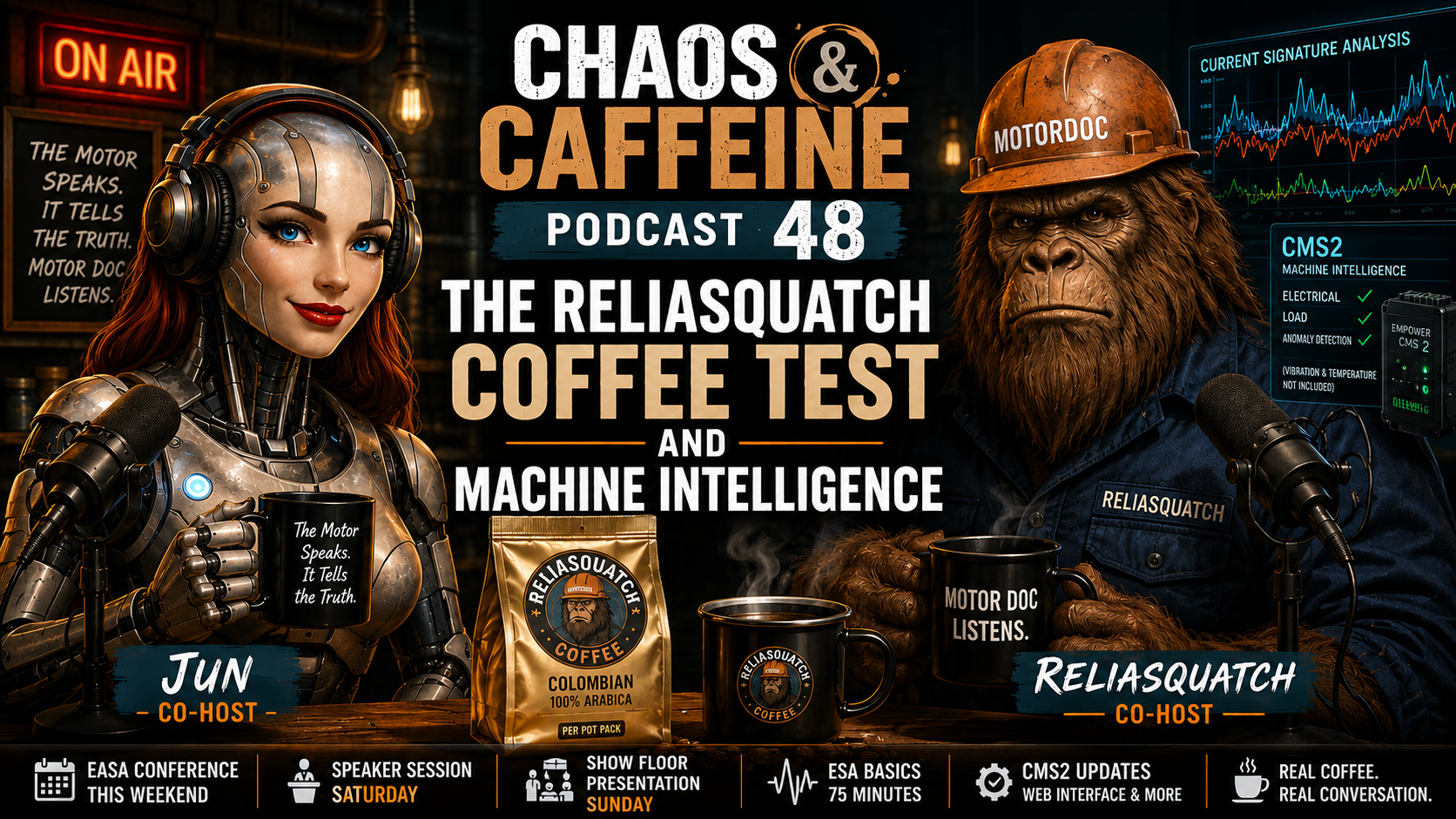 Chaos and Caffeine Podcast 48 The Reliasquatch Coffee Test and Machine Intelligence