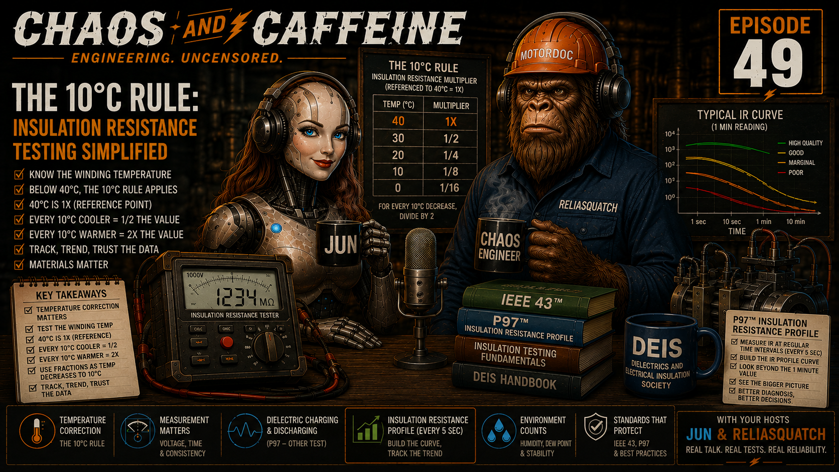 Chaos and Caffeine Episode 49 EASA and Insulation Testing