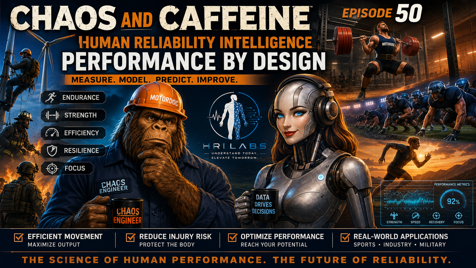 Chaos and Caffeine Episode 50 Human Reliability Intelligence Performance by Design