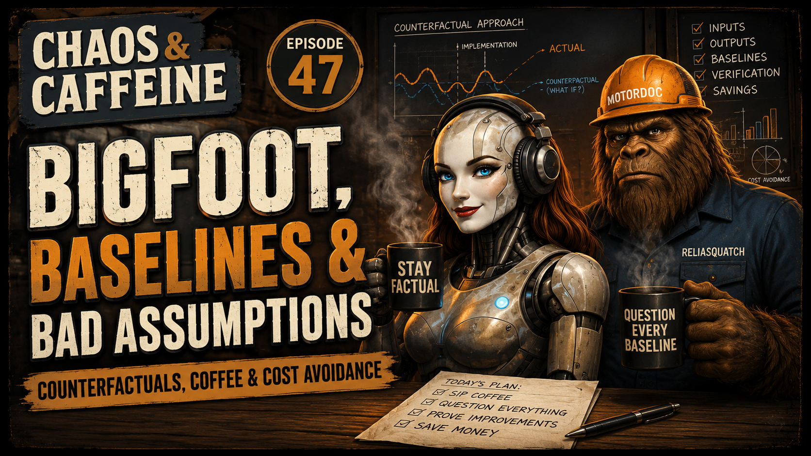 Chaos and Caffeine Podcast 47 Bigfoot Baselines and Bad Assumptions