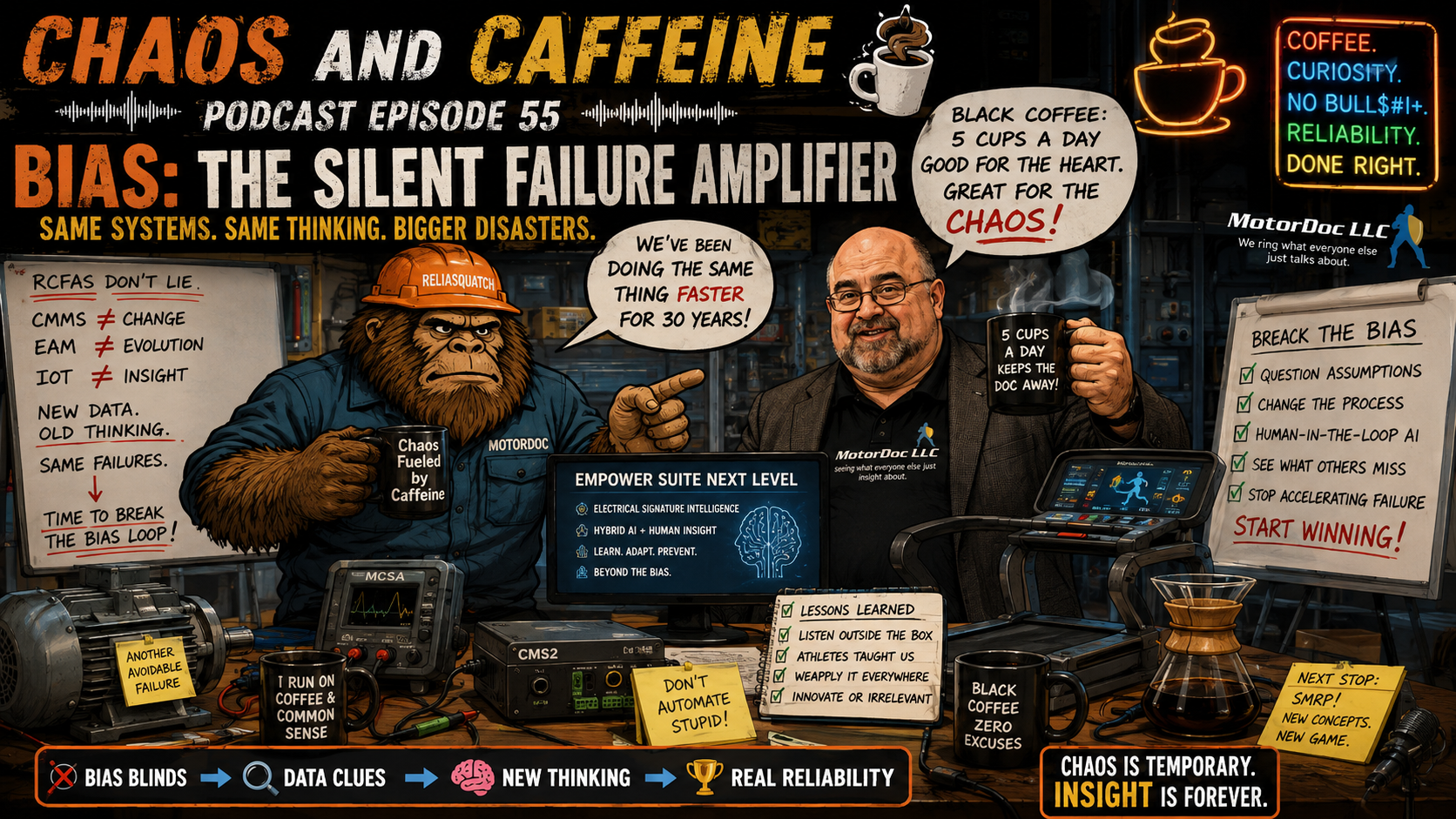 Chaos and Caffeine, Episode 55: From Industry 1.0 to Maintenance 5.0