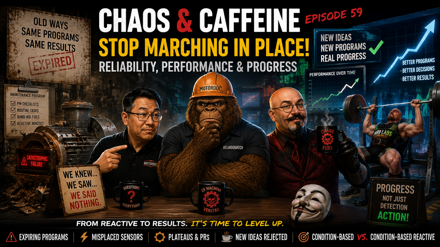 Stop Marching in Place Chaos and Caffeine Podcast 59